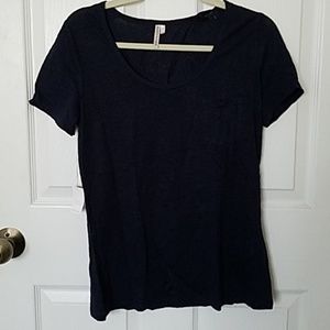 Linen signature tee